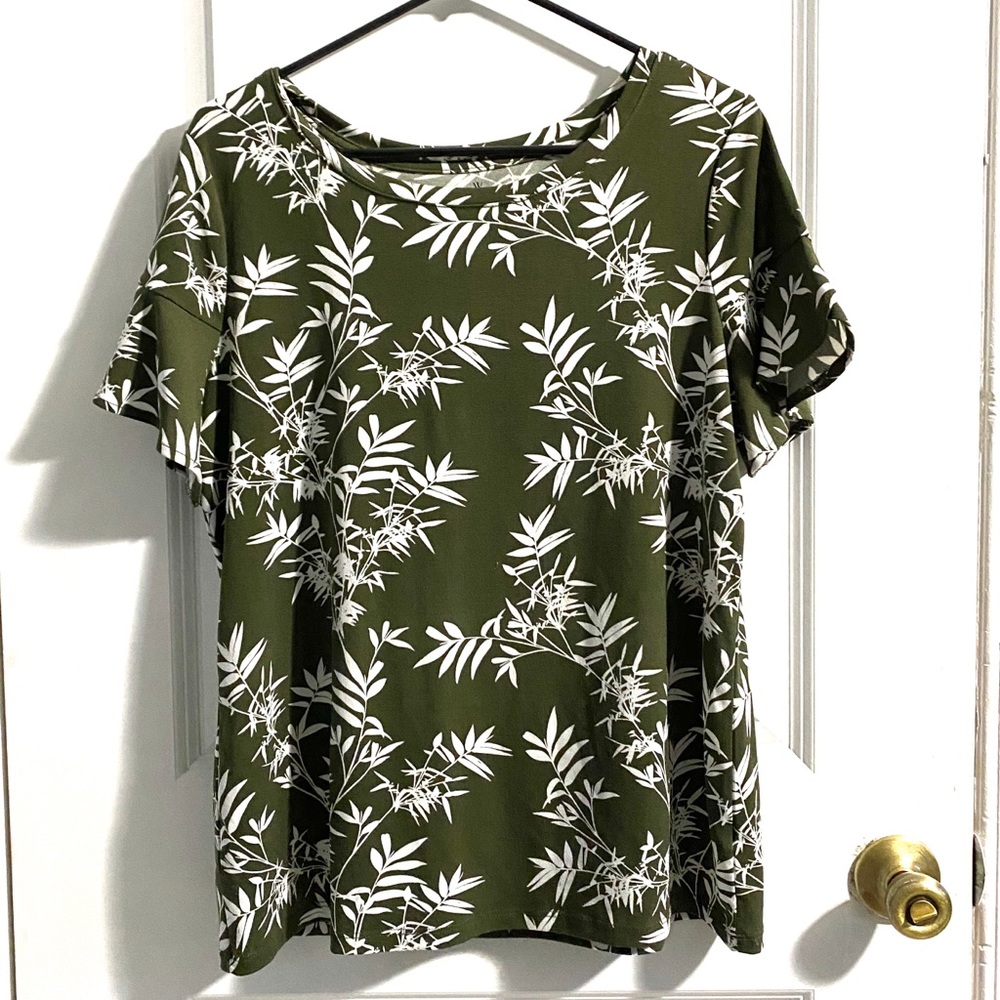 Tropical Print Blouse